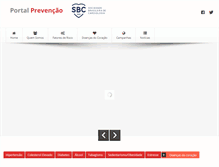 Tablet Screenshot of prevencao.cardiol.br